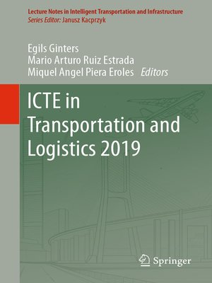 cover image of ICTE in Transportation and Logistics 2019